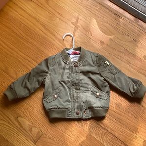 Oshkosh green bomber jacket